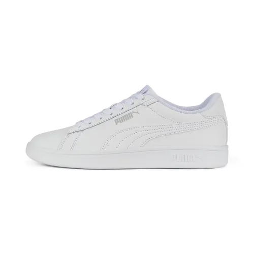 Zapatillas juveniles Smash 3.0 Leather, Calzado, Blanco, 35.5 - PUMA - Modalova