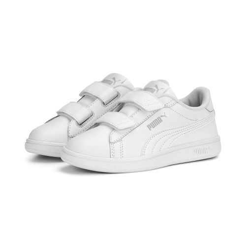Sneakers Smash 3.0 Leather V da bambini, Scarpe, Bianco, 27.5 - PUMA - Modalova