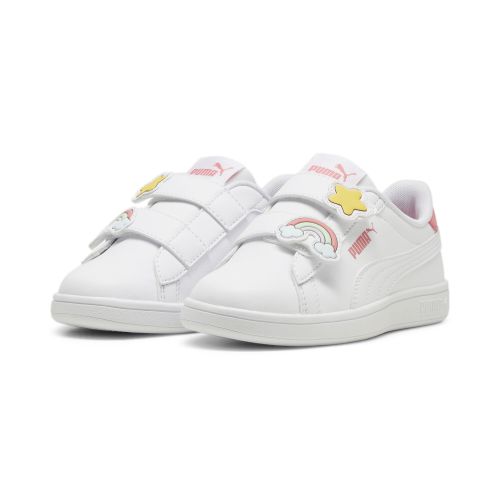 Sneakers Smash 3.0 Badges per bambini, Scarpe, Bianco, 27.5 - PUMA - Modalova