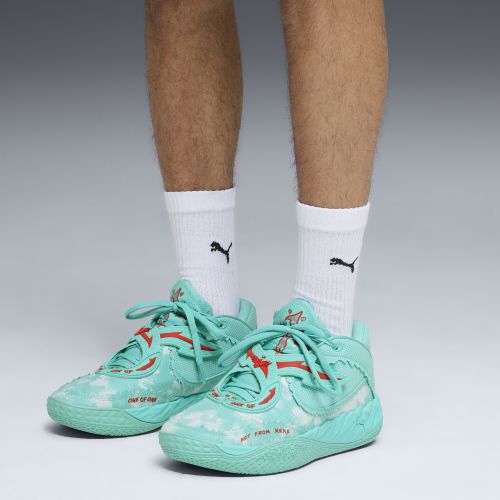 Zapatillas de baloncesto MB.05 Melo World unisex, Calzado, Verde, 35.5 - PUMA - Modalova