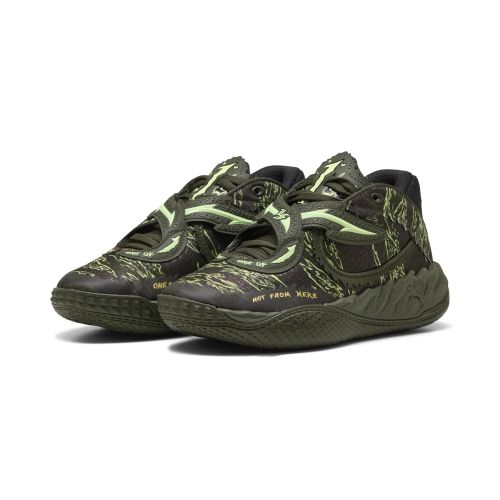 Scarpe da basket MB.05 Camo per ragazzi, Accessori, Verde, 35.5 - PUMA - Modalova