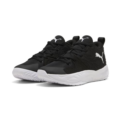 Scarpe da basket dal taglio medio Court Pro 3 per ragazzi, Scarpe, Nero, 32 - PUMA - Modalova