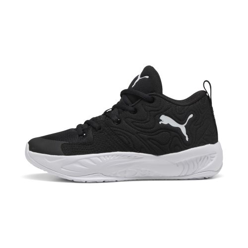 Scarpe da basket dal taglio medio Court Pro 3 per ragazzi, Scarpe, Nero, 32 - PUMA - Modalova