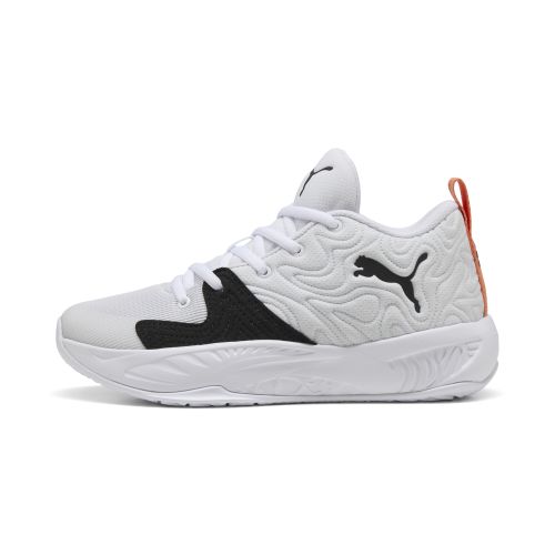 Zapatillas de baloncesto Court Pro 3 Mid juveniles, Calzado, Blanco, 33 - PUMA - Modalova