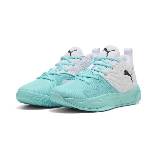 Scarpe da basket dal taglio medio Court Pro 3 per ragazzi, Scarpe, Bianco, 32 - PUMA - Modalova