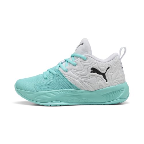 Zapatillas de baloncesto Court Pro 3 Mid juveniles, Calzado, Blanco, 33 - PUMA - Modalova
