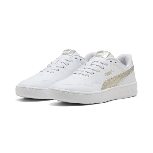 Court Lally Metallisch Whisper Sneakers Damen, Accessoires, Weiß, 35.5 - PUMA - Modalova