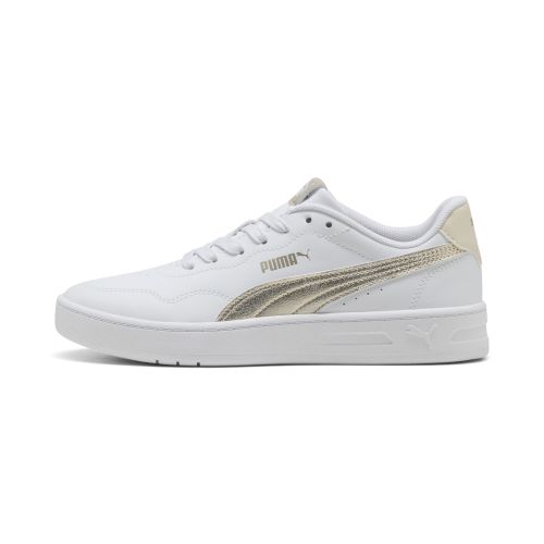Court Lally Metallisch Whisper Sneakers Damen, Accessoires, Weiß, 35.5 - PUMA - Modalova