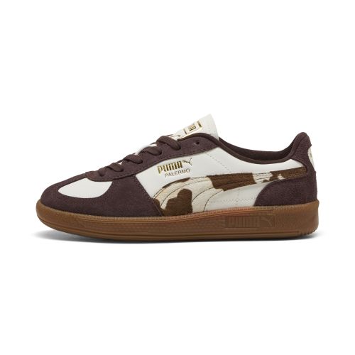 Palermo Cow Print Sneakers Women in White | Size 4 - PUMA - Modalova