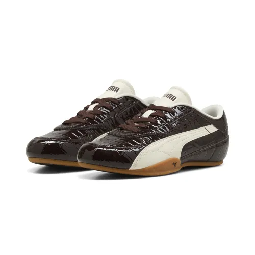 Sneakers Bella Mina Croco Texture da donna, Accessori, Marrone, 35.5 - PUMA - Modalova