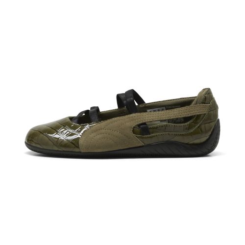 Speedcat Ballet Croc-Texture Sneakers Women in Green | Size 3.5 - PUMA - Modalova