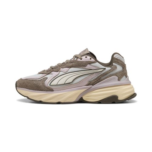 Fade LS Brushed Luxe Sneakers Women in Gray | Size 3.5 - PUMA - Modalova
