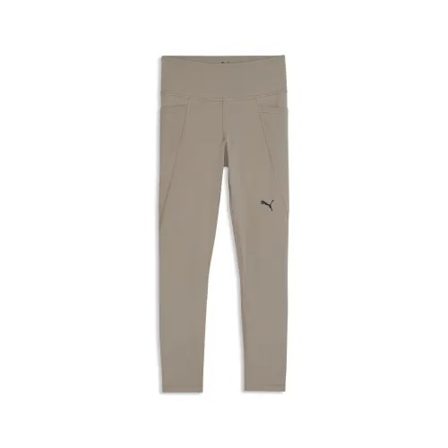 TAD ESSENTIALS 7/8 Tigths Women in Beige | Size Large - PUMA - Modalova