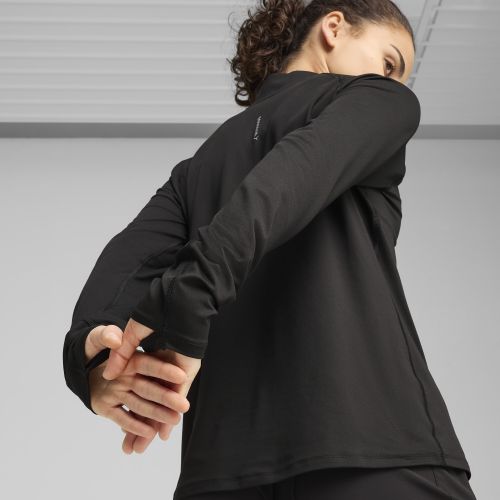 Top con zip corta RUN VELOCITY CLOUDSPUN da donna, Abbigliamento, Nero, 3XL - PUMA - Modalova