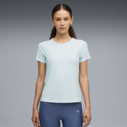 Camiseta RUN CLOUDSPUN para mujer, Ropa, Azul, XXS - PUMA - Modalova