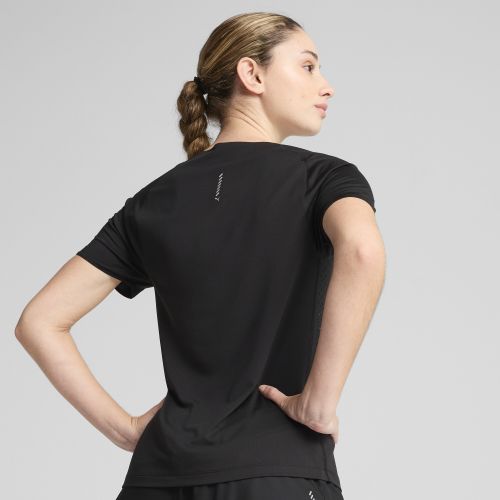 T-shirt RUN CLOUDSPUN da donna, Abbigliamento, Nero, XXS - PUMA - Modalova