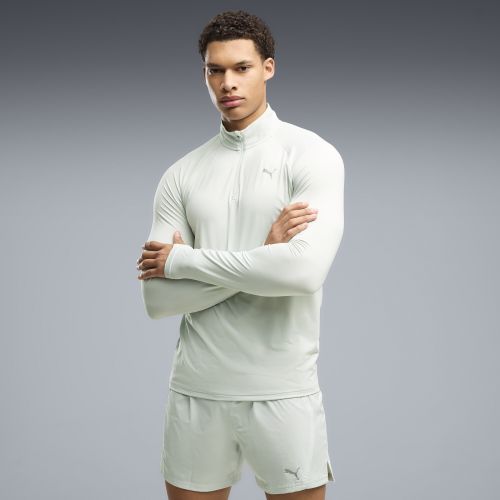 VELOCITY CLOUDSPUN Running Quarter-Zip Top Men in Green | Size Large - PUMA - Modalova