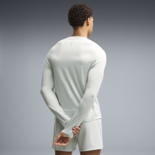 Top da running a maniche lunghe CLOUDSPUN da uomo, Abbigliamento, Verde, S - PUMA - Modalova