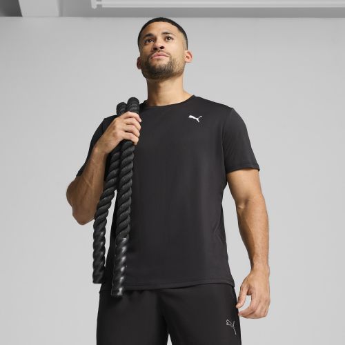 Camiseta Train All Day Essentials Poly Texture para hombre, Ropa, Negro, S - PUMA - Modalova