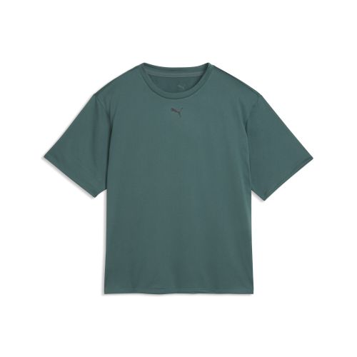 Train All Day Essentials Relaxed T-Shirt Women in Green | Size Small - PUMA - Modalova