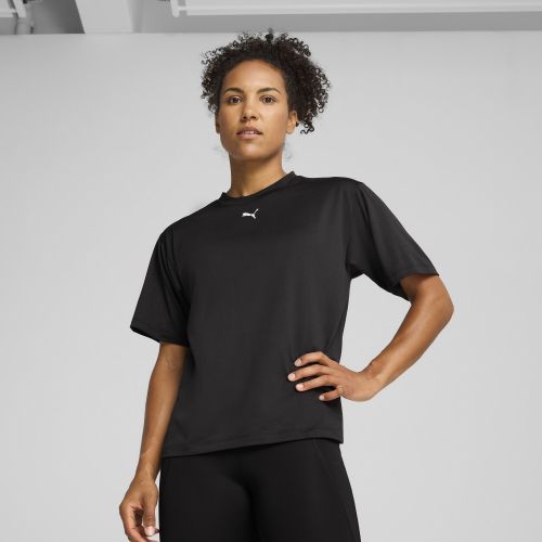 T-shirt Train All Day Essentials dal taglio morbido da donna, Abbigliamento, Nero, XXS - PUMA - Modalova