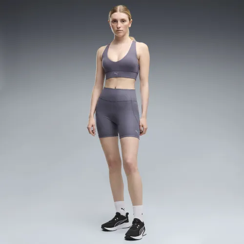 CLOUDSPUN 6" Short Tights Women in Gray | Size Large - PUMA - Modalova