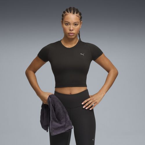 T-shirt CLOUDSPUN da donna, Abbigliamento, Nero, XS - PUMA - Modalova