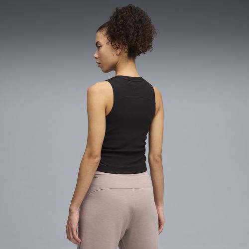 Canotta a coste CLOUDSPUN da donna, Abbigliamento, Nero, XXS - PUMA - Modalova