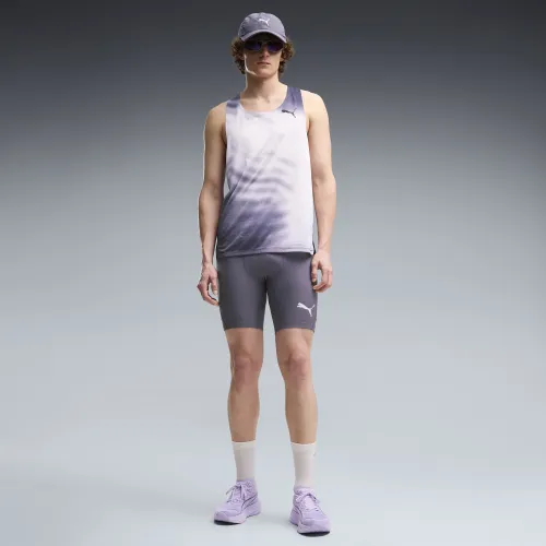 Lightspeed Running 8" Tights Men in Gray | Size XL - PUMA - Modalova