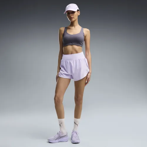 Dreamrun dryCELL Running 3" Shorts Women in Purple () | Size Large - PUMA - Modalova