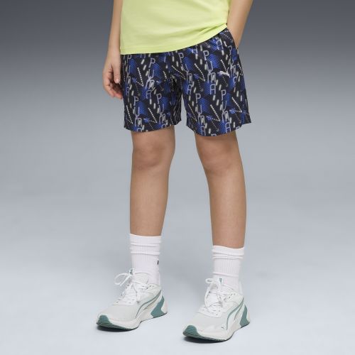 Shorts in tessuto con stampa Essentials Training per ragazzi, Abbigliamento, Blu, 5-6Y - PUMA - Modalova
