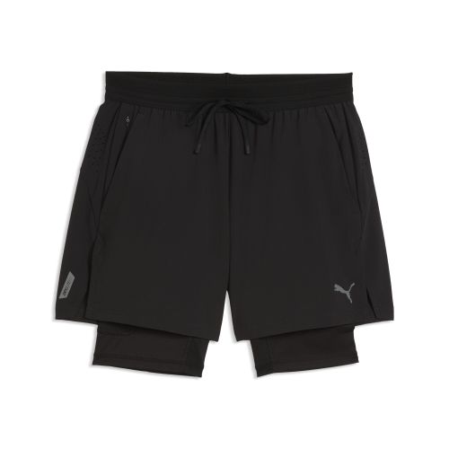 Shorts in tessuto elasticizzato PWRMODE 2-in-1 da uomo, Accessori, Nero, S - PUMA - Modalova
