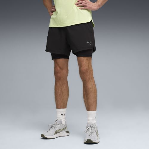 Shorts in tessuto elasticizzato PWRMODE 2-in-1 da uomo, Accessori, Nero, S - PUMA - Modalova