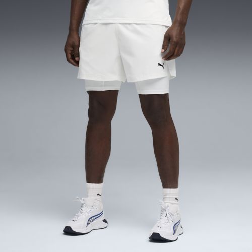 Shorts in tessuto elasticizzato PWRMODE 2-in-1 da uomo, Accessori, Bianco, S - PUMA - Modalova