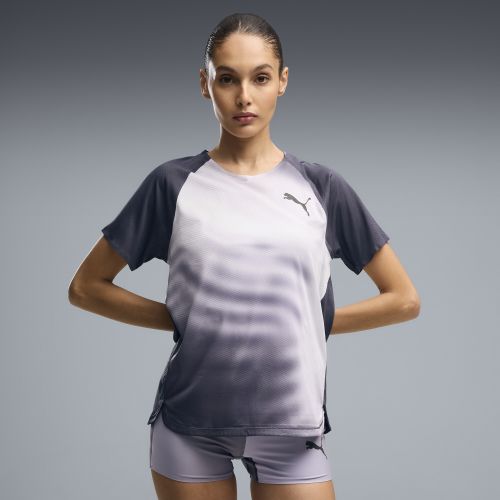 Camiseta de running estampada Lightspeed para mujer, Ropa, Gris, XXS - PUMA - Modalova