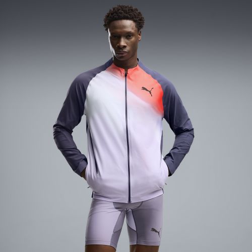 Lightspeed ULTRAWEAVE Graphic Running Jacket Men in Gray | Size Large - PUMA - Modalova