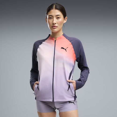 Lightspeed ULTRAWEAVE Graphic Running Jacket Women in Gray | Size Large - PUMA - Modalova