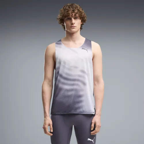 Lightspeed Graphic Performance Fit Running Singlet Men in Gray () | Size Large - PUMA - Modalova