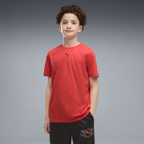 T-shirt Essentials Training Heather per ragazzi, Accessori, Rosso, 15-16Y - PUMA - Modalova