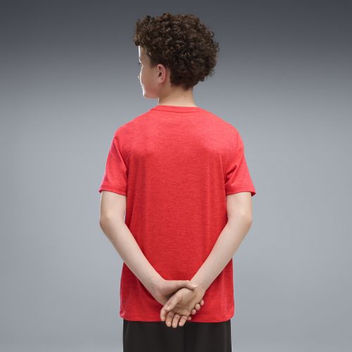 T-shirt Essentials Training Heather per ragazzi, Accessori, Rosso, 15-16Y - PUMA - Modalova