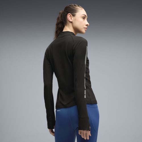 Maglia Brightstride CLOUDSPUN a maniche lunghe da donna, Abbigliamento, Nero, S - PUMA - Modalova