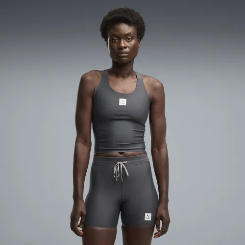 X SAYSKY Crop Top Women in Gray () | Size Large - PUMA - Modalova
