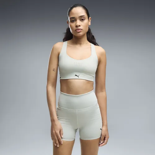 PWRMODE High Support Sports Bra Women in Green () | Size Large - PUMA - Modalova