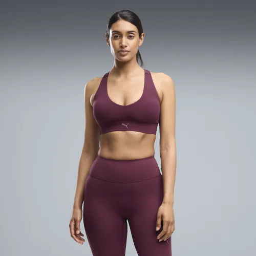 Shapeluxe Mid Sports Bra Women in Red () | Size Large - PUMA - Modalova