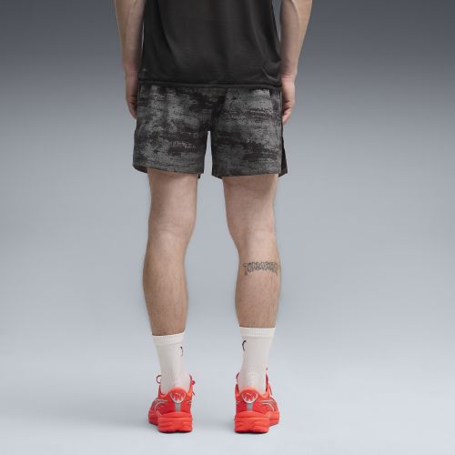 Shorts da running con stampa Brightstride Dreamrun da uomo, 5", Abbigliamento, Nero, XS - PUMA - Modalova