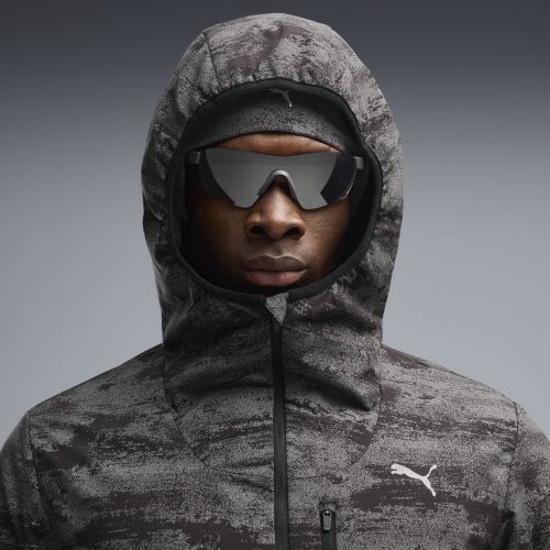 Chaqueta aislante estampada Brightstride PrimaLoft® para hombre, Ropa, Negro, S - PUMA - Modalova