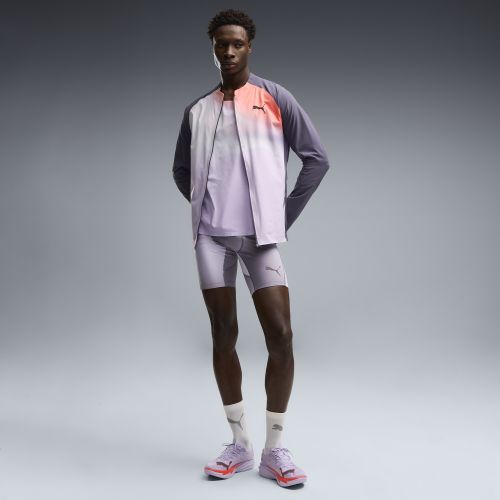 Lightspeed Printed 8" Running Half Tights Men in Gray | Size Large - PUMA - Modalova
