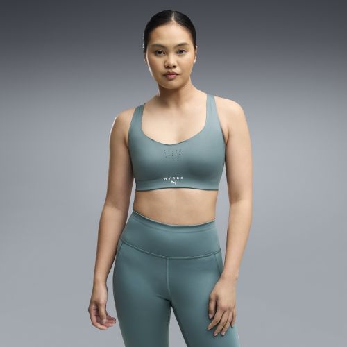 X HYROX PWRMODE Sports Bra Women in Green | Size Large - PUMA - Modalova