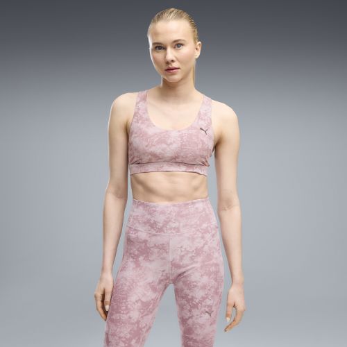 CLOUDSPUN Printed Sports Bra Women in Pink | Size Large - PUMA - Modalova