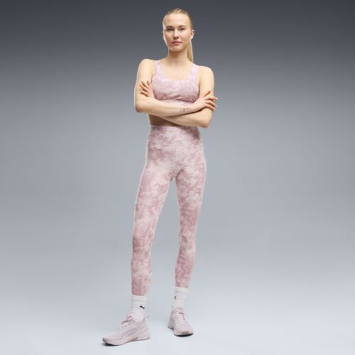 CLOUDSPUN Printed High Waisted Tights Women in Pink | Size Large - PUMA - Modalova